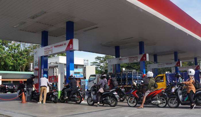Ilustrasi SPBU Pertamina.(Pertamina Patra Niaga)