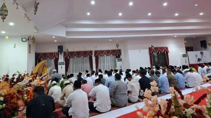 Safari Ramadan 1446 Hijriah yang digelar di Rumah Jabatan Wali Kota, pada Selasa (4/3/2025). Foto: BorneoFlash/Niken Sulastri