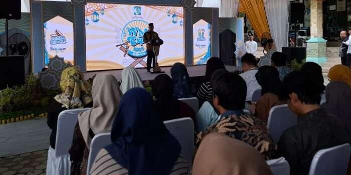 Safari Roadshow Wira Muda Expo 2025, digelar di Halaman Kampus STIE Madani, Kecamatan Balikpapan Tengah, pada Jumat (21/3/2025). Foto: BorneoFlash/Niken Sulastri