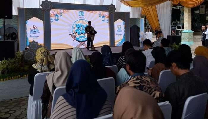 Safari Roadshow Wira Muda Expo 2025, digelar di Halaman Kampus STIE Madani, Kecamatan Balikpapan Tengah, pada Jumat (21/3/2025). Foto: BorneoFlash/Niken Sulastri