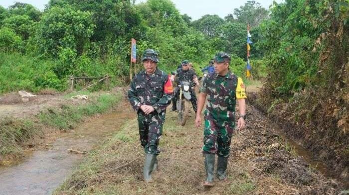 Program TMMD 123 Kodim 0905/Balikpapan Ditargetkan Rampung 100 Persen sebelum Ditutup. Foto: BorneoFlash/IST