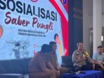 Waka Polresta Balikpapan, AKBP Hendrik EB, S.H., S.I.K., sosialisasi bersama Tim Sapu Bersih Pungutan Liar, pada Selasa (25/3/2025). Foto: HO/Humas Polresta Balikpapan