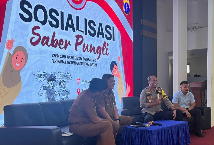 Waka Polresta Balikpapan Gencar Sosialisasi Bersama Tim Saber Pungli 