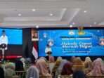 Wakil Wali Kota Balikpapan, H. Bagus Susetyo, saat mengikuti pengajian gabungan ASN di lingkungan Pemerintah Kota Balikpapan yang berlangsung di Auditorium Balai Kota, pada Jumat (7/3/2025). Foto: BorneoFlash/Niken Sulastri