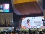 Wali Kota Balikpapan terpilih periode 2025-2030, Rahmad Mas'ud saat menyampaikan pidato sambutan pertamanya pada Rapat Paripurna Masa Sidang II di BSCC Dome, Balikpapan, Rabu (5/3/2025).Foto: BorneoFlash/Ardiansyah