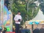 Wali Kota Samarinda, Andi Harun saat membuka Pasar Wisata Belanja Ramadhan. Foto: BorneoFlash/Nur Ainunnisa