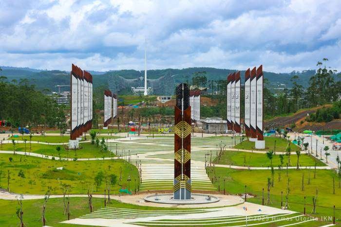 Plaza Bhinneka di Ibu Kota Nusantara (IKN)(Humas OIKN)