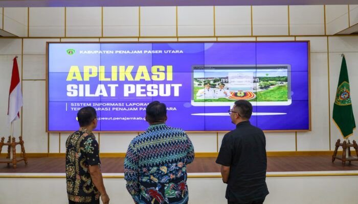 Aplikasi Silat Pesut berguna memperkuat sistem monitoring dan evaluasi program pembangunan yang mengintegrasikan data dari Sistem Informasi Pemerintahan Daerah (SIPD) dan Lembaga Kebijakan Pengadaan Barang/Jasa Pemerintah (LKPP). Foto: HO/Setdakab PPU