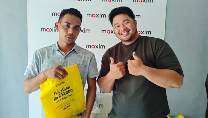 Maxim Indonesia secara resmi telah menyalurkan BHR kepada mitra pengemudi yang memenuhi kriteria di seluruh Indonesia. Foto: HO/Maxim Indonesia