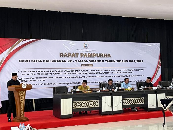 DPRD Balikpapan Gelar Rapat Paripurna Bahas Rancangan Awal RPJMD 2025-2029