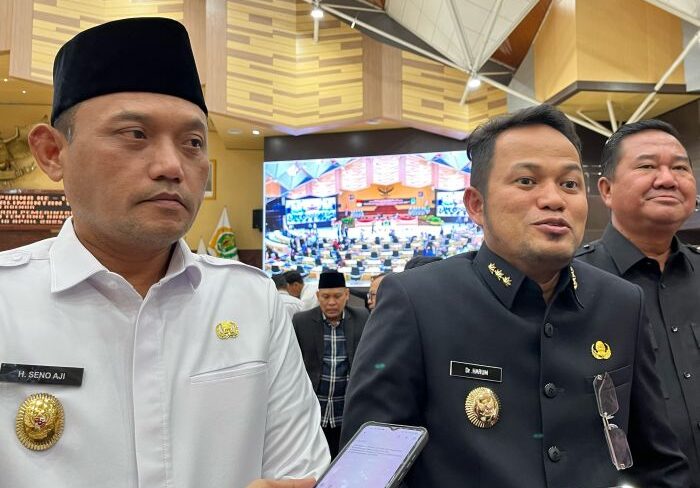 Gubernur dan Wakil Gubernur Kaltim, Rudy Mas'ud - Seno Aji. Foto: BorneoFlash/Nur Ainunnisa