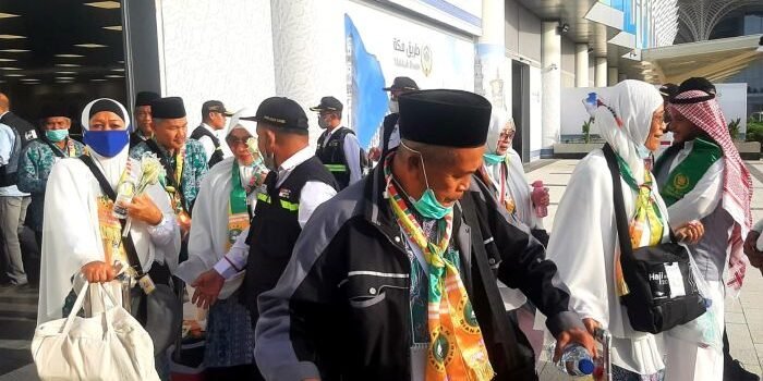 Ilustrasi jemaah haji.