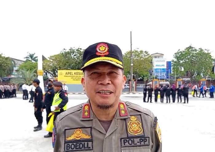Kasatpol PP Kota Balikpapan, Budi Liliono. Foto: BorneoFlash.com/Niken Sulastri