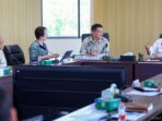 Kepala Otorita IKN Basuki Hadimuljono saat pertemuan resmi antara Otorita IKN dan Konsorsium China Harbour Engineering Co. Ltd. (CHEC) - IJM, pada Rabu (16/04/2025). Foto: HO/Humas Otorita IKN