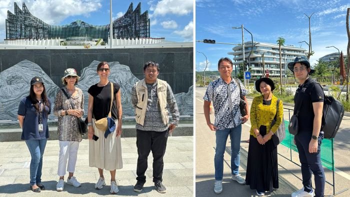 Kesan positif datang dari pengunjung mancanegara. Selama libur Paskah 2025, Otorita Ibu Kota Nusantara (IKN) mencatat lonjakan kunjungan dari masyarakat luas. Foto: HO/Humas Otorita IKN