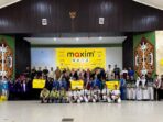 Maxim menggelar kompetisi unik bertajuk ‘Maxim Quiz: First English Brain Game’ yang diselenggarakan di SMK Negeri 1 Balikpapan, Kalimantan Timur. Foto: HO/Maxim