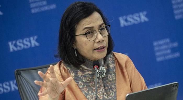 Menkeu Sri Mulyani mengungkapkan lima kesepakatan utama tengah dijajaki antara RI dan AS dalam upaya merespons kebijakan tarif timbal balik Presiden Donald Trump. (Foto : Aprillio Akbar).