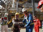 PT KPB terus menunjukkan komitmen terhadap keselamatan dan kesehatan kerja (K3) dan penyelesaian proyek strategis nasional (PSN), pada Minggu (13/4/2025). Foto: HO/PT KPB