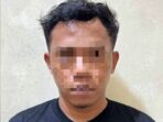 Pelaku pembacokan pria berinisial D (21), yang disebut sebagai selingkuhan sang istri dari MN. Foto: HO/Humas Polres Bontang