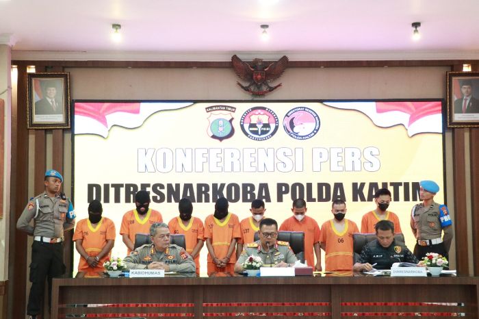 Polda Kaltim Bongkar Jaringan Narkoba Besar, 35,9 Kg Sabu dan 500 Gram Ganja Disita