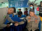 Polresta Balikpapan juga menunjukkan komitmen kuat dalam menjaga kesehatan personel dan masyarakat selama berlangsungnya Operasi Ketupat Mahakam 2025. Foto: HO/Humas Polresta Balikpapan