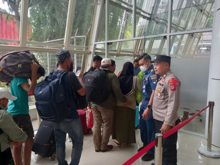 Antisipasi Arus Balik, Polsek Pelabuhan Semayang Siapkan Personil Cadangan dan Gencarkan Imbauan Kamtibmas