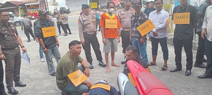 Rekonstruksi Kasus Penganiayaan Maut di Kawasan Karaoke Keluarga, Pelaku Peragakan 24 Adegan Tragis