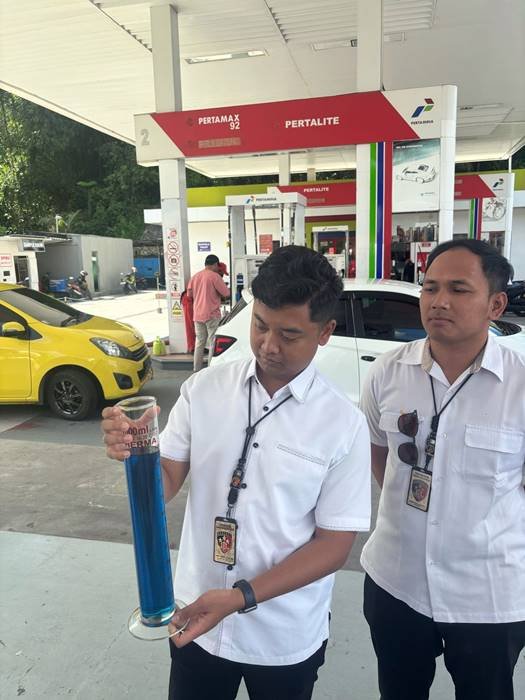 Sidak yang dipimpin langsung oleh Kanit Tipidter Ipda Wempy. Foto: BorneoFlash.com/Agung Putra