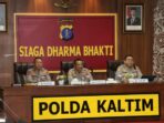 Tim Pusat Puslitbang Polri melaksanakan kegiatan penelitian bertema “Profesionalitas Polri dan Mitigasi Etik” Bertempat di Ruang Rapat Utama (Rupatama) Polda Kaltim, pada Senin (28/4/2025). Foto: HO/Humas Polda Kaltim