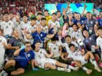 Timnas U17 Indonesia berhasil mengamankan Kemenangan atas Korea Selatan 1-0 pada Piala Asia U17 2025 yang berlangsung di Stadion Prince Abdullah Al Faisal, Jeddah, Jumat (4/4/2025) malam. Foto: IST/PSSI