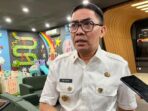 Wali Kota Samarinda Andi Harun memaparkan strategi pengembangan sistem parkir non-tunai berbasis kartu berlangganan. Foto: BorneoFlash/Nur Ainunnisa