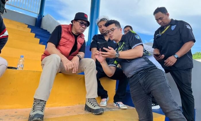 Wali Kota Samarinda, Andi Harun saat tinjau Sirkuit Kalan. Foto: BorneoFlash/Nur Ainunnisa