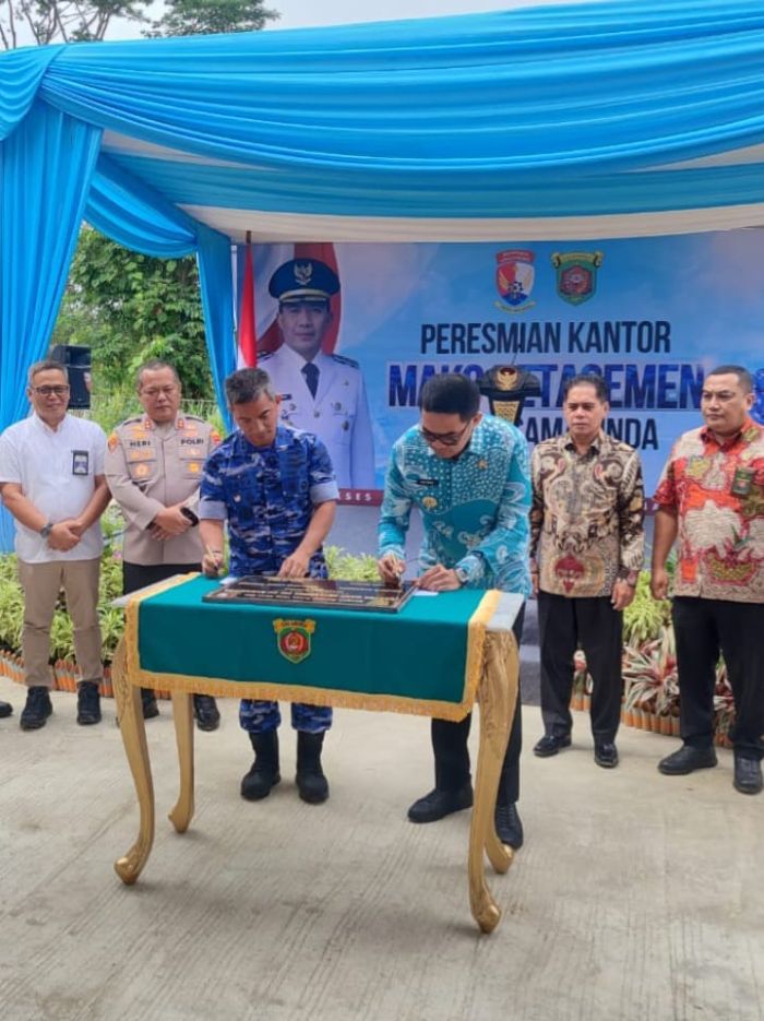 Perkuat Operasional TNI AU, Wali Kota Samarinda Resmikan Kantor Mako Detasemen Dhomber