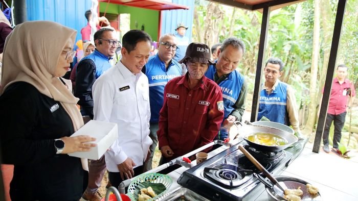 Wasteco (Waste to Energy for Community) merupakan program pengolahan sampah menjadi gas metana yang dimanfaatkan sebagai sumber energi baru terbarukan untuk mendukung kebutuhan energi rumah tangga dan UMKM. Foto: HO/PHM