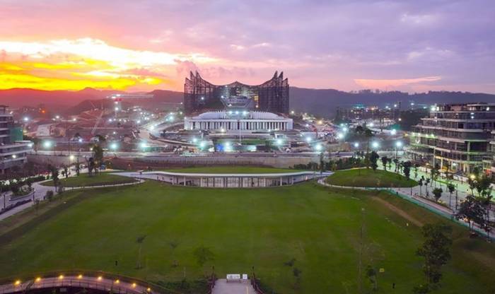 Istana Garuda IKN, salah satu proyek pembangunan milik PTPP.(DOK. Humas PTPP)