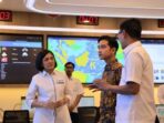 Wakil Presiden Gibran Rakabuming Raka dibuat kagum dengan kecanggihan Operation Room milik PT Pelayaran Nasional Indonesia atau PT PELNI.(Dok. Pelni)