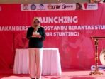 Asisten III Bidang Administrasi Umum Sekretariat Daerah Kota Balikpapan, dr. Andi Sri Juliarty, dalam Launching program Gempur Stunting, di Taman Bekapai Balikpapan, pada hari Minggu (25/5/2025). Foto: BorneoFlash/Ardian