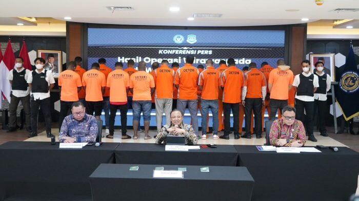 Direktorat Jenderal Imigrasi berhasil mengamankan sebanyak 170 WNA dari 27 negara dalam operasi Wira Waspada yang digelar pada 14 s.d. 16 Mei 2025 di Jabodetabek. Foto: BorneoFlash/IST