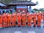 Direktur Utama PT Pertamina Hulu Energi (PHE) Chalid Said Salim, Direktur Utama Pertamina Hulu Indonesia (PHI) Sunaryanto, General Manager PHM Setyo Sapto Edi, beserta jajaran manajemen lainnya turut menyambut kedatangan Menteri ESDM Bahlil Lahadalia.Foto: HO/PHI