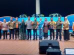 Wali Kota Samarinda, Andi Harun, menyampaikan sambutan pada acara Gala Dinner HUT ke-53 REI. Foto: BorneoFlash/Nur Ainunnisa