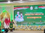 Gubernur Kaltim, Rudy Mas'ud saat memberikan sambutan. Foto: BorneoFlash/Nur Ainunnisa