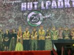 Gubernur dan Wakil Gubernur Kaltim hadiri Hut LPADKT yang ke-25. Foto: BorneoFlash/Nur Ainunnisa