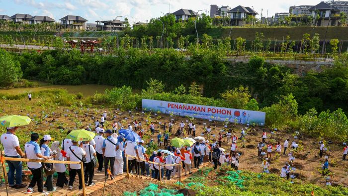 HUT ke-53 Realestat Indonesia (REI). Rombongan REI Indonesia melakukan kunjungan ke IKN pada Jumat (16/5/2025). Foto: HO/Humas Otorita IKN