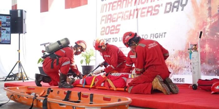 KPI Unit Balikpapan menggelar Apel Siaga Bersama sebagai pembuka resmi rangkaian kegiatan Bulan Firefighter’s Day 2025, pada Jumat (30/5/2025). Foto: HO/KPI Unit Balikpapan