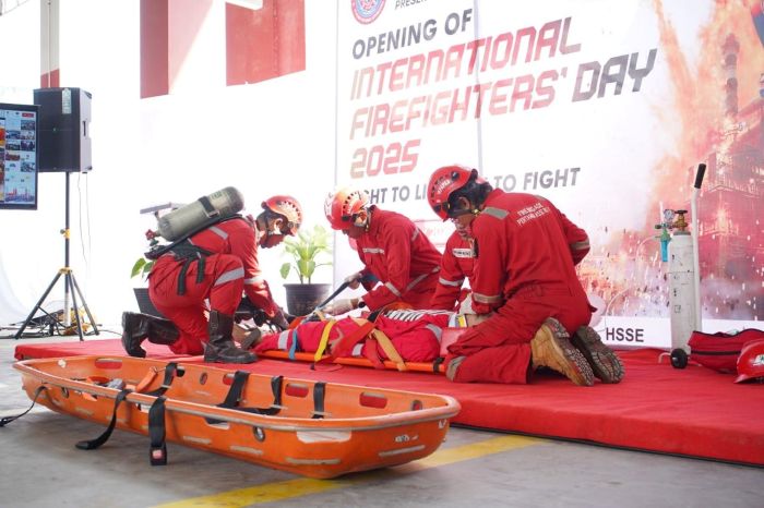 PT KPI Unit Balikpapan Gelar Apel Siaga Buka Rangkaian Peringatan International Firefighters’ Day 2025
