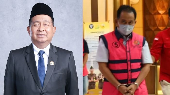 Kamaruddin Ibrahim (KMR), seorang anggota DPRD Kalimantan Timur Dapil Kota Balikpapan ikut terlibat dalam kasus dugaan korupsi proyek fiktif senilai Rp 431,7 miliar. Foto: IST/Kolase DPRD.KALTIMPROV-Kejati DKI Jakarta