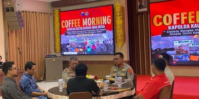 Kapolda Kaltim dan Insan Pers Ngopi Bareng, Rajut Sinergi Demi Keamanan dan Kemajuan Bumi Etam