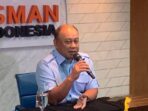 Kepala Badan Gizi Nasional (BGN) Dadan Hindayana di Gedung Ombudsman, Jakarta Selatan, Rabu (14/5/2025).(FOTO : FIRDA JANATI)