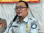 Kepala Cabang Jasa Raharja Kaltim, Wanda P. Asmoro, saat pres release di Lantai 2 Rumah Sakit Bhayangkara Balikpapan, pada hari Rabu (7/5/2025). Foto: BorneoFlash/Niken Sulastri