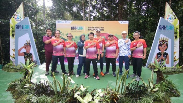 PHKT menggelar acara Closing PERTAMOVE Wellness Challenge 2024–2025 yang dirangkai dengan Peringatan Hari Bumi Sedunia 2025, di Kebun Raya Balikpapan (KRB), pada Rabu (30/04/2025). Foto: HO/PHKT